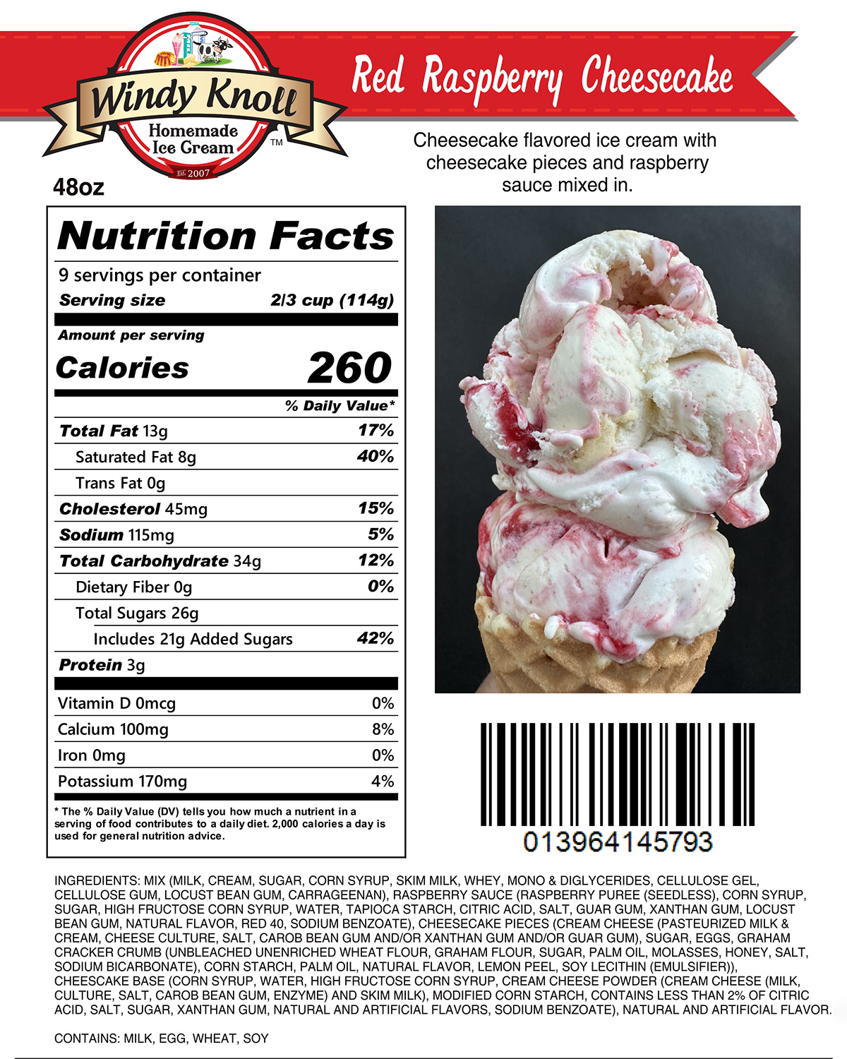 Red Raspberry Cheesecake