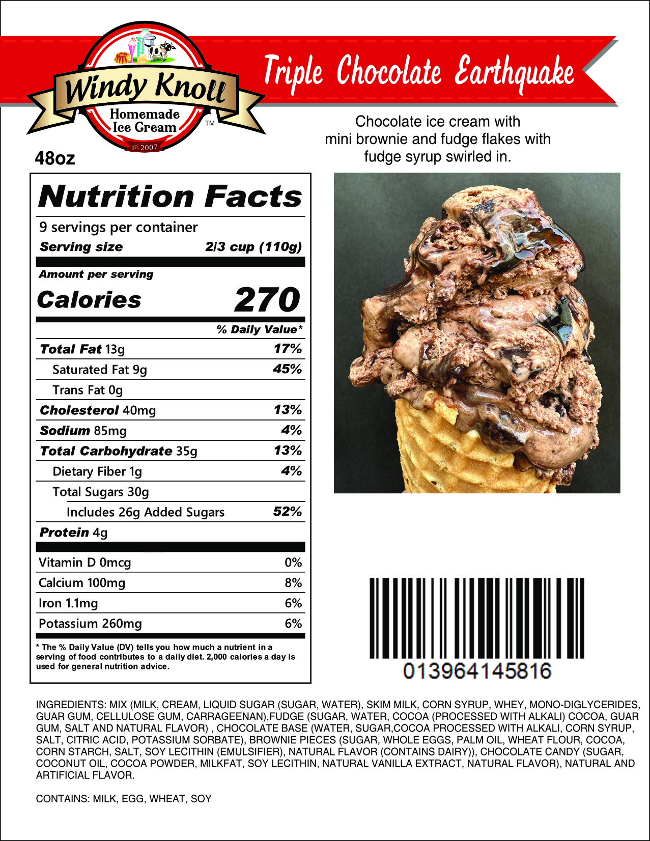 Triple Chocolate Earthquake